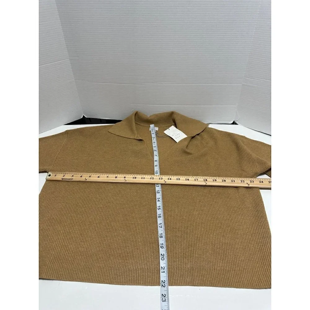 A New Day Collared Ribbed Pullover Sweater Size XL NWT